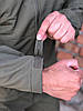 Куртка чоловіча демісезонна вітро-вологозахисна Soft Shell ESDY олива, фото 2