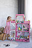 «МАГІЯ РАНКУ з терасою» ляльковий будиночок ForestWood для ляльок LOL/Барбі/OMG, рожевий, фото 3