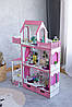 «МАГІЯ РАНКУ з терасою» ляльковий будиночок ForestWood для ляльок LOL/Барбі/OMG, рожевий, фото 5