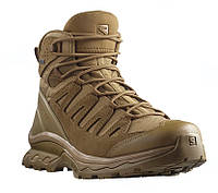 Ботинки тактические Salomon Quest Prime Forces c водонепроницаемой мембраной Gore-Tex Coyote Brown EUR 43 1/3