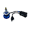 Комплект LED ламп HeadLight 360 LED H7 (P14,5s) 12V 50W 6000K світіння на 360 градусів з активним охолодженням, фото 3