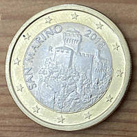 Монета Сан-Маріно 1 евро 2018-25 рр