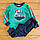Піжама для хлопчика Діно, зріст 92, колір зелений, фото 5