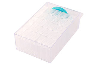 Органайзер, ящик для зберігання алмазної мозайки, 35 коробочок, 18.2*11*6 см