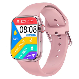 Смартгодинник Smart Watch серії GS8 MINI pink 41 mm українське меню з функцією дзвінка рожеві aiw26