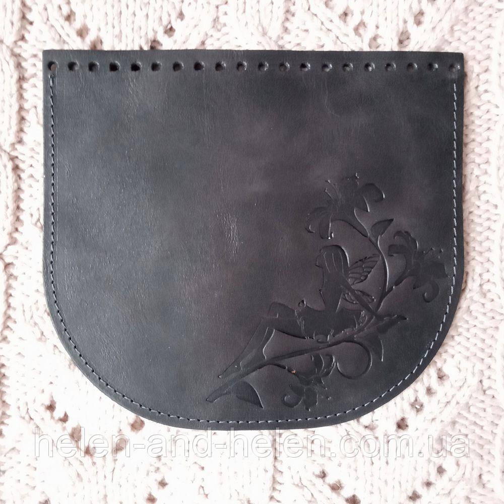 Клапан для сумки "Фея". Колір "Сірий"., фото 1