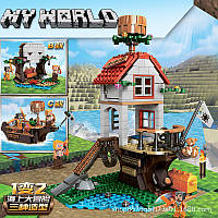 Конструктор My World 3в1 "Морские приключения" Конструктор Майнкрафт Minecraft Adventure At Sea