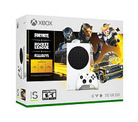 Игровая консоль Microsoft Xbox Series S 512GB White + Fortnite + Rocket League + FallGuys Bundle [80559]