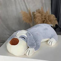 Игрушка-подушка с пледом внутри 3 в 1 собака разные цвета / Игрушка трансформер мягкая плюшевая