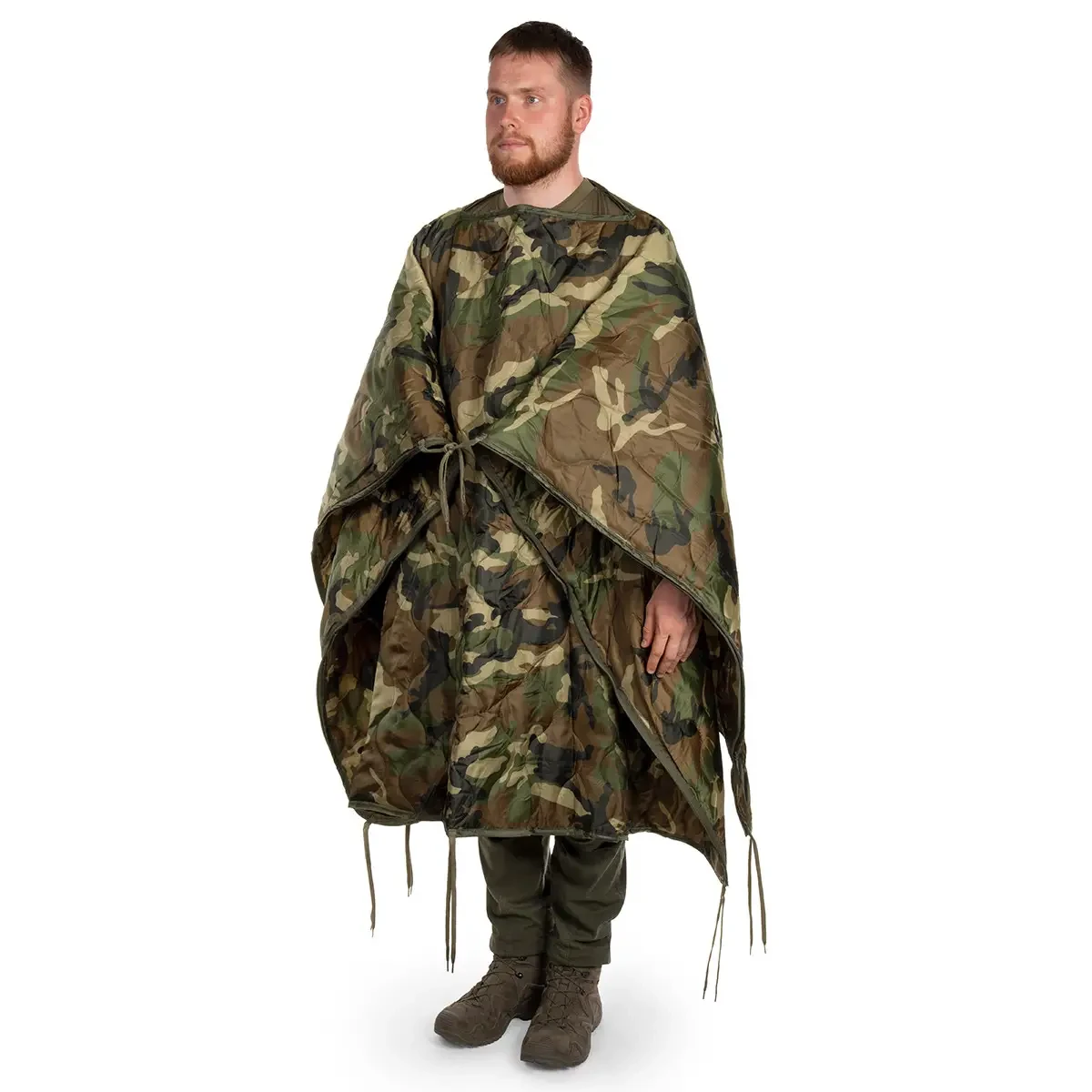 Тактичний Пончо Теплий плащ Multicam, Дощовик, Тактична Накидка