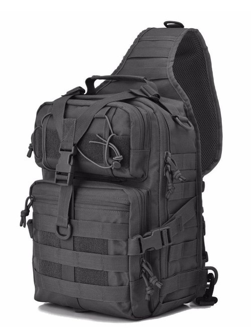 Тактична сумка чоловіча на одне плече 18 л чорна Solve KT6010102, фото 1