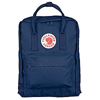 Популярный рюкзак городской Kanken Classic 16л с отделением для ноутбука/устойчивый к воде/грязи Синий