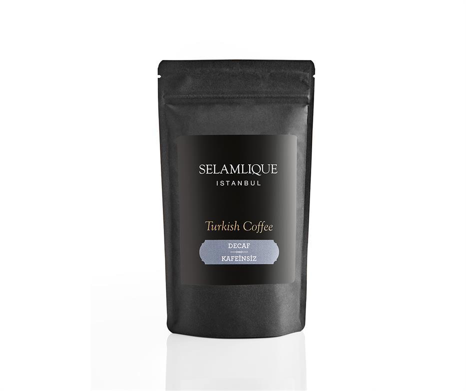 Кава Арабіка 100% мелена в крафт пакеті  Selamlique без кофеїну 125 грам Туреччина