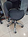 Стільчик майстра "сідло" з регульованою спинкою стілець-сідло для майстра колір чорний1025Y, фото 6