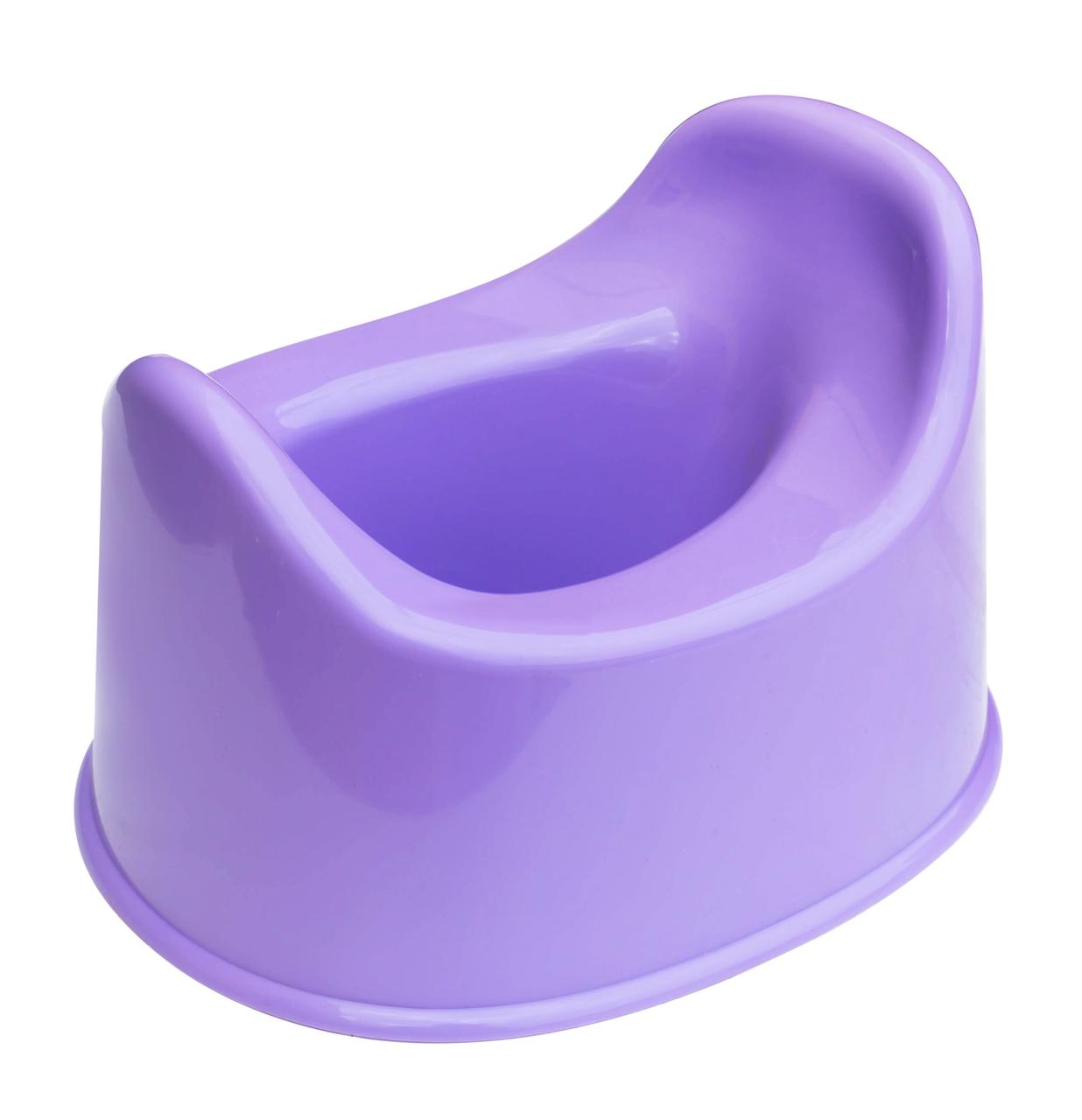 Горщик дитячий лаванда (фіолетовий) (ПолімерАгро), фото 1