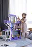 «МАГІЯ РАНКУ з терасою» ляльковий будиночок ForestWood для ляльок LOL/Барбі/OMG, фіолетовий, фото 8