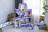 «МАГІЯ РАНКУ з терасою» ляльковий будиночок ForestWood для ляльок LOL/Барбі/OMG, фіолетовий, фото 10