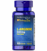 L - Аргинин Puritan's Pride L-Arginine 500 mg 100 Capsules