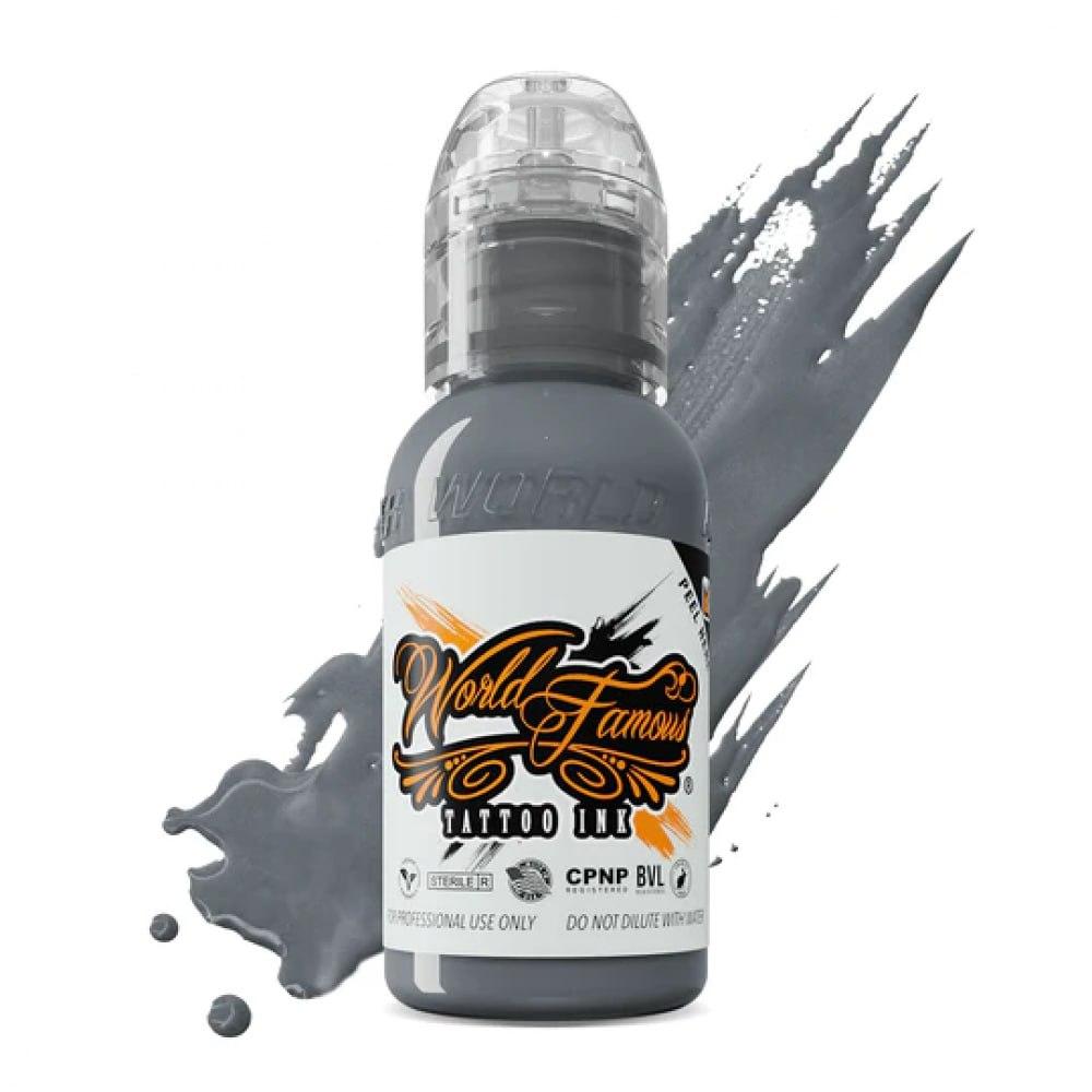 Фарба для тату World Famous Ink Battleship Grey, 15 мл