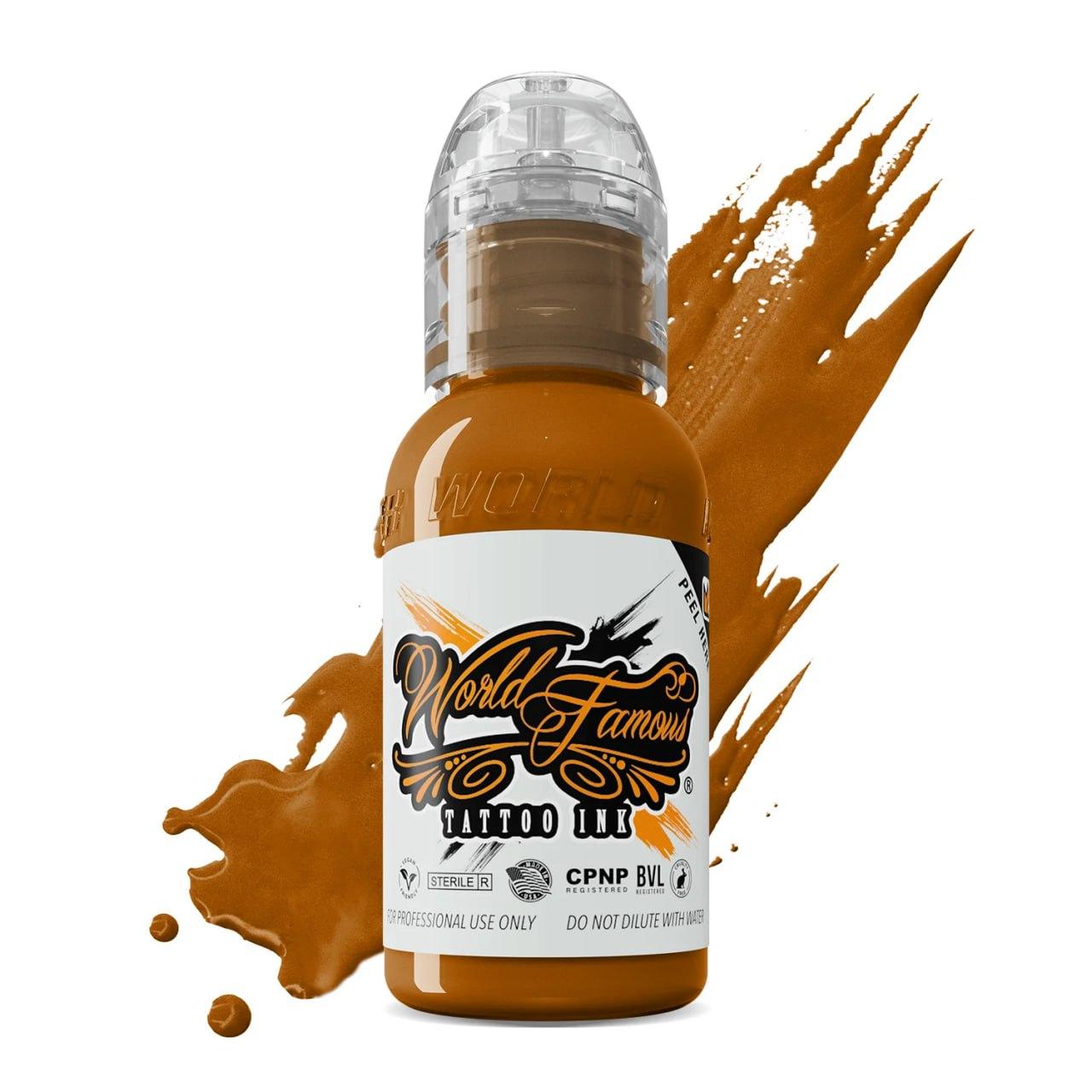 Фарба для тату World Famous Ink Caramel, 15 мл