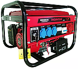 Переносний бензиновий генератор HONDA EP6500CXS (3.3кВт) ручний стартер на 4 розетки, фото 8