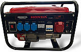 Генератор електрики тихий HONDA EP6500CXS (3кВт) ручний стартер на 4 розетки, фото 4