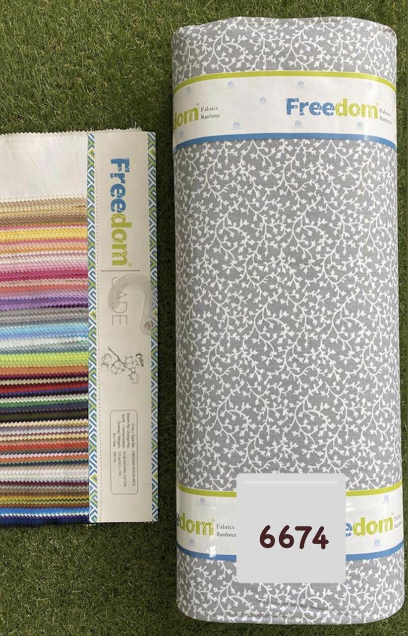 Тканина Ранфорс, Поплін Туреччина, ширина 240 см, Принт Квіти, фото 1