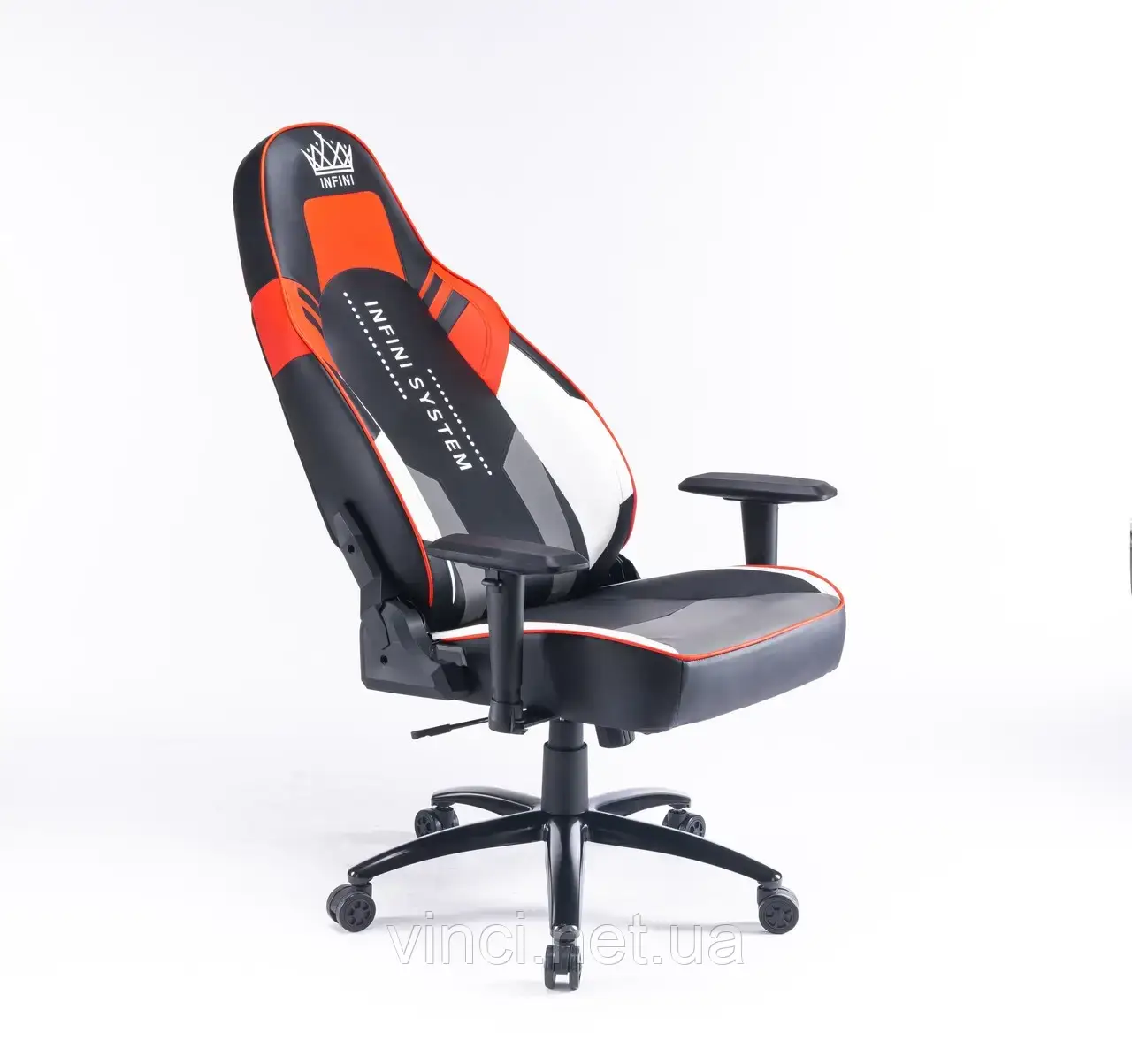 Геймерське крісло Infini System G21 Компютерне крісло ( Лежаче положення + регулювання підлокітників), фото 1