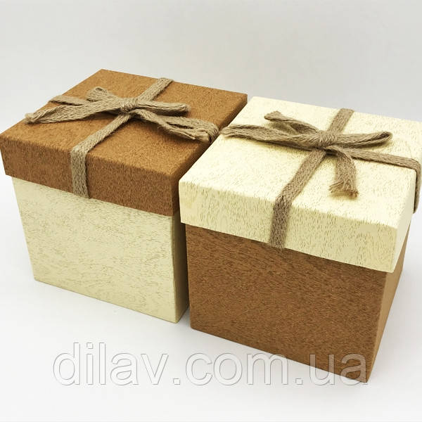 Коробка куб, паковання 2 штучки, 13*13*13