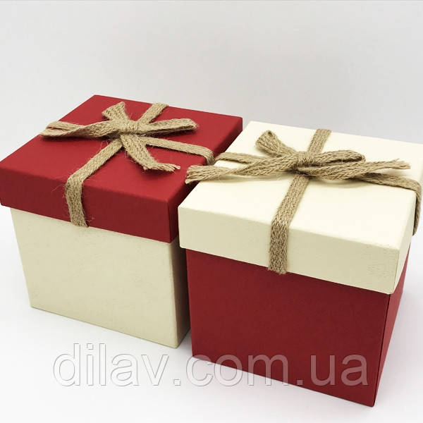 Коробка куб, паковання 2 штучки, 13*13*13
