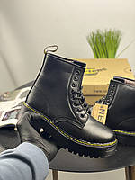 Зимние ботинки Dr. Martens 1460 Black high Fur - Зимние ботинки Доктор Мартенс черные