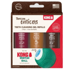 Набір гелів з різними смаками Enticers для кульки Kong,3х14,8мл