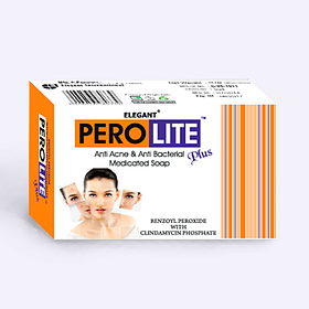 Мило від акне перолайт плюс з кліндаміцином Perolite Anti Acne & Anti Bacterial Medicated Soap Plus 75 г