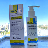 Пінка для вмивання проти акне перолайт Perolite Benzoyl Peroxide 2% Acne Foaming Face Wash 100 мл, фото 7