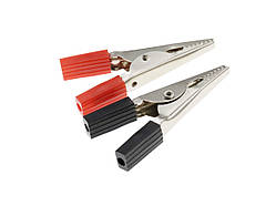 Затискач акумуляторний АТ-0011. Покриття нікель (довжина 45 мм, ширина 20 мм)