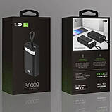 Power Bank King Power KP30 30000 mAh LCD LED Фонарик, фото 4