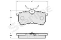 Тормозные колодки дисковые FORD FOCUS (DNW) 1998-2014 г.