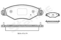 Тормозные колодки дисковые PEUGEOT 206 / PEUGEOT 206 SW (2E/K) 1998-2013 г.