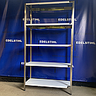 Стелаж виробничий з нержавіючої сталі на 5 полиць, розмір 1800х1000х400, для ресторана пекарні магазина, фото 7