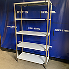 Стелаж виробничий з нержавіючої сталі на 5 полиць, розмір 1800х1000х400, для ресторана пекарні магазина, фото 5