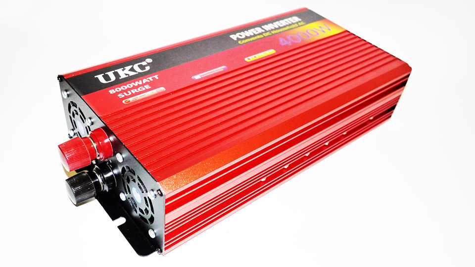 UKC 4000W 12V-220V Перетворювач автоінвертор із функцією плавного пуску