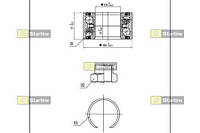 Подшипник колесный VW CADDY (9U7) / SKODA FAVORIT (787) 1988-2002 г.