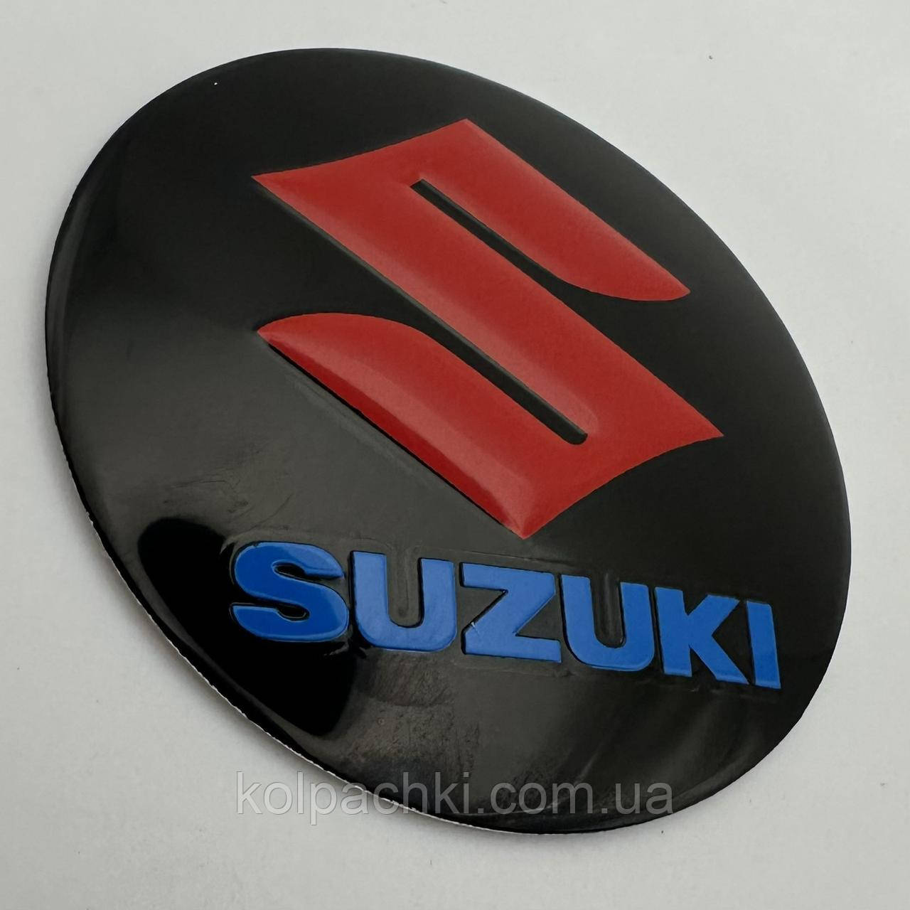 Наклейка для ковпачків із логотипом Suzuki Сузуки 60 мм