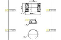 Подшипник колесный SEAT IBIZA (021A) / SEAT RONDA (022A) 1982-1993 г.