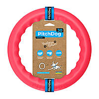 Кольцо для апортировки PitchDog30, диаметр 28 см, розовое