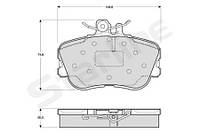 Тормозные колодки дисковые MERCEDES-BENZ C-CLASS (W202) 1993-2001 г.