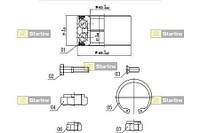 Подшипник колесный SEAT AROSA (6H) / VW POLO (86C. 80) 1981-2005 г.