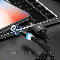 Магнітний зарядний кабель Micro USB 0,5 1 МЕТР підходить для Android, Apple, IOS, Tupe-C ОПЛАТА НА ПОТІ