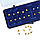 Металеві брекети Azdent, Gold Color Mini, Roth 0.22", hooks 3-4-5, 20 шт., фото 5