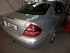 Оцинкований фаркоп на Mercedes-Benz E-class W211 2002-2009 Швидкознімний автомат на ручці
